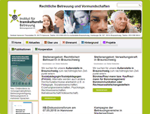 Tablet Screenshot of itb-ev.de